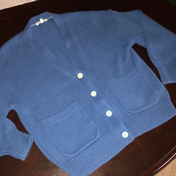 Alex Mill “Emma” Cardigan in Aegean Blue, Size Medium. - Picture 8 of 11